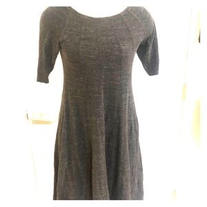 Anthropologie Gianni grey dress